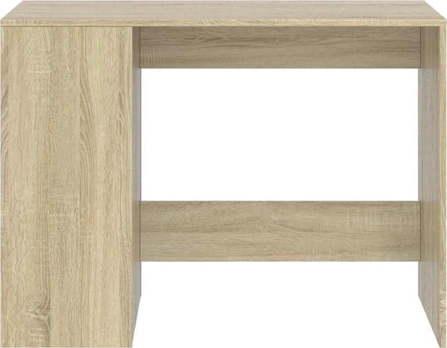VidaXL -Bureau-102x50x75-cm-bewerkt-hout-sonoma-eikenkleurig