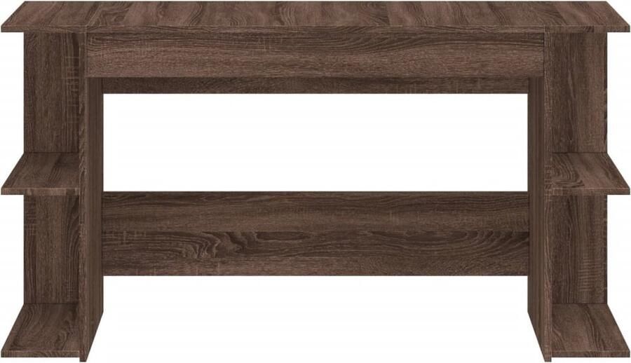 VidaXL -Bureau-140x50x75-cm-bewerkt-hout-bruin-eikenkleur - Foto 3
