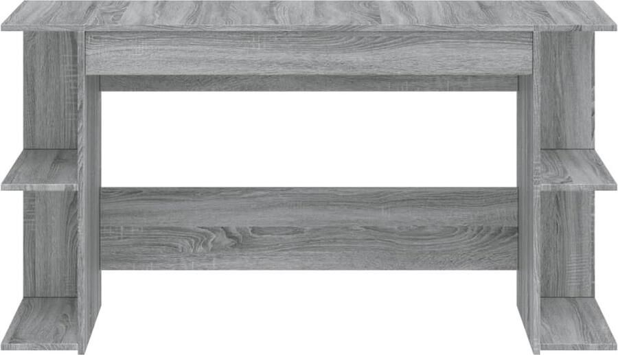 VidaXL -Bureau-140x50x75-cm-bewerkt-hout-grijs-sonoma-eikenkleurig - Foto 5