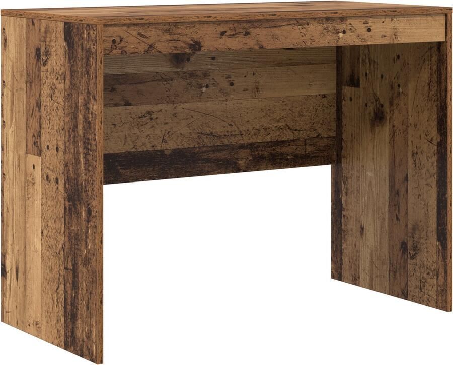 VidaXL Rustiek Schrijfbureau Oud hout Massief Hout 100 x 50 x 76 cm