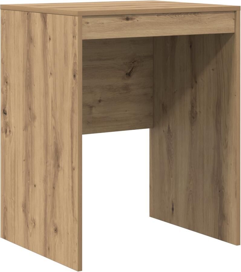 VidaXL Schrijfbureau Artisan eiken MDF 60 x 50 x 76 cm Schrijfbureau