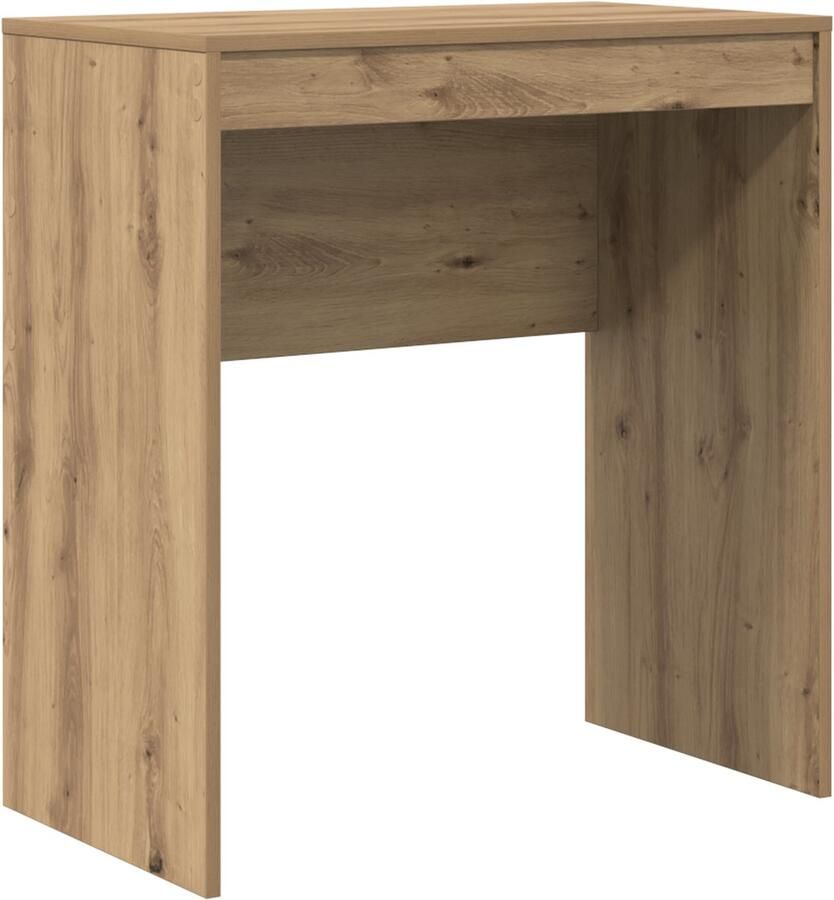 VidaXL Bureau artisanaal eikenkleurig 70 x 40 x 76 cm Bewerkt hout