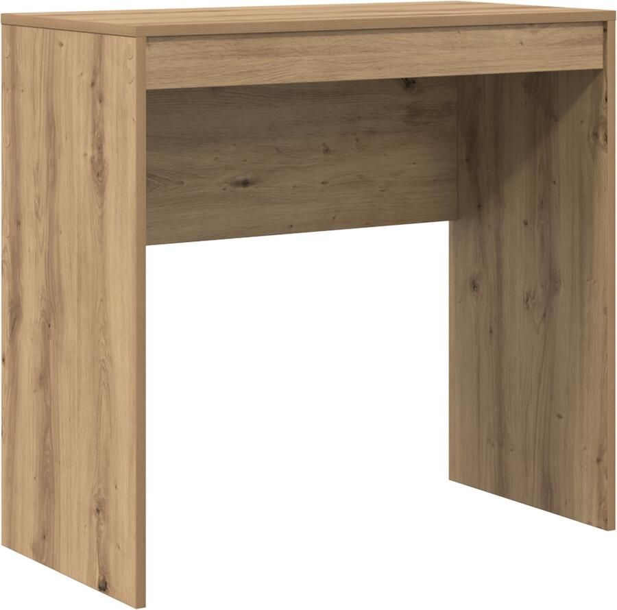 VidaXL Schrijftafel Artisan eiken Geïndustrieerd hout 80 x 40 x 76 cm