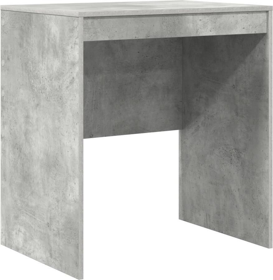 VidaXL Schrijfbureau Beton grijs MDF met betonlook 70 x 50 x 76 cm