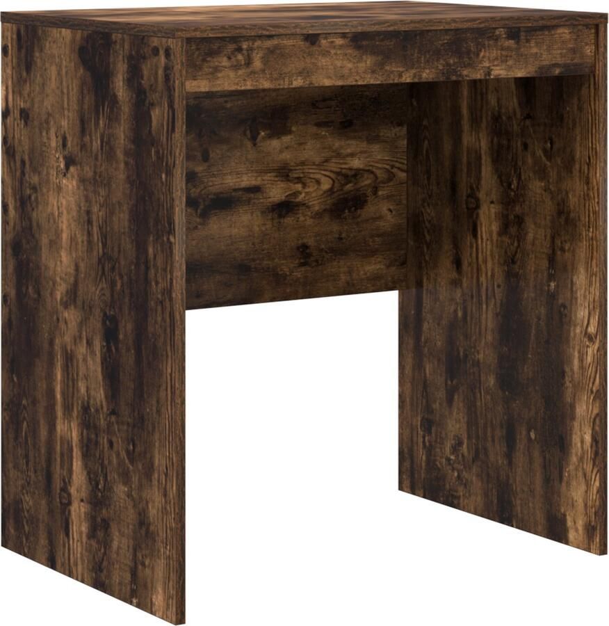 VidaXL Schrijftafel Gerookte eik Gefabriceerd hout 70 x 50 x 76 cm