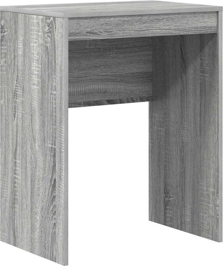 VidaXL Schrijfbureau Grijs Sonoma Spaanplaat 60 x 40 x 76 cm