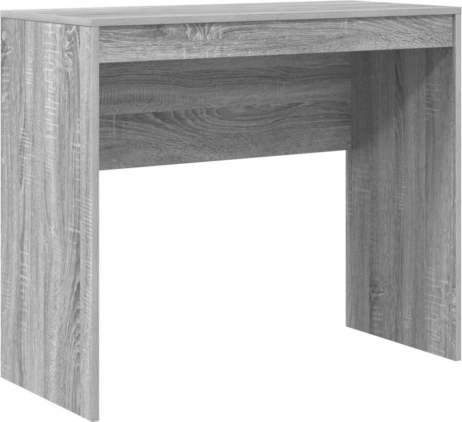 VidaXL Bureau Grijs Sonoma 90x40x76 cm Materiaal: Geengineerd Hout - Foto 2