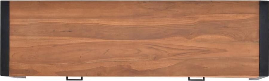 VidaXL -Bureau-met-2-lades-140x40x75-cm-teakhout