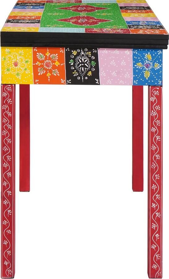 VidaXL Bureau met lade Bruin 100 x 50 x 75 cm Massief mangohout