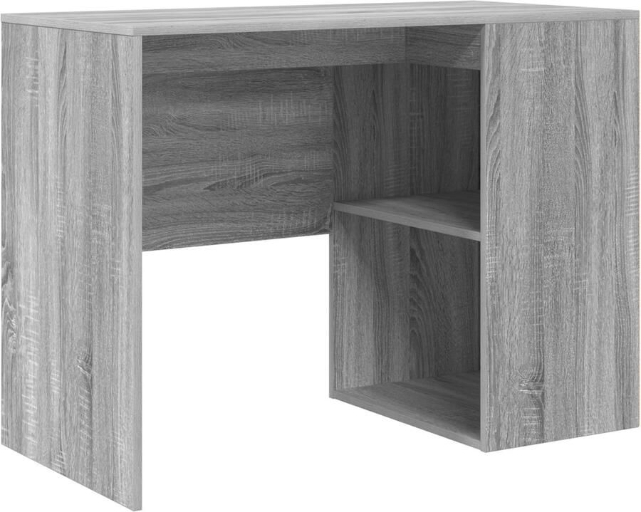VidaXL Bureau Grijs Sonoma 102x50x75 cm Gemaakt van Geengineerd Hout