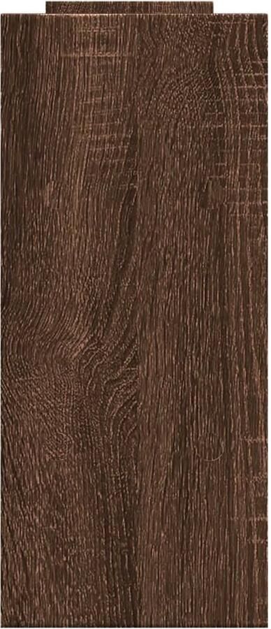 VidaXL Bureau organiser 38 5x17x39 cm bewerkt hout bruin eikenkleur