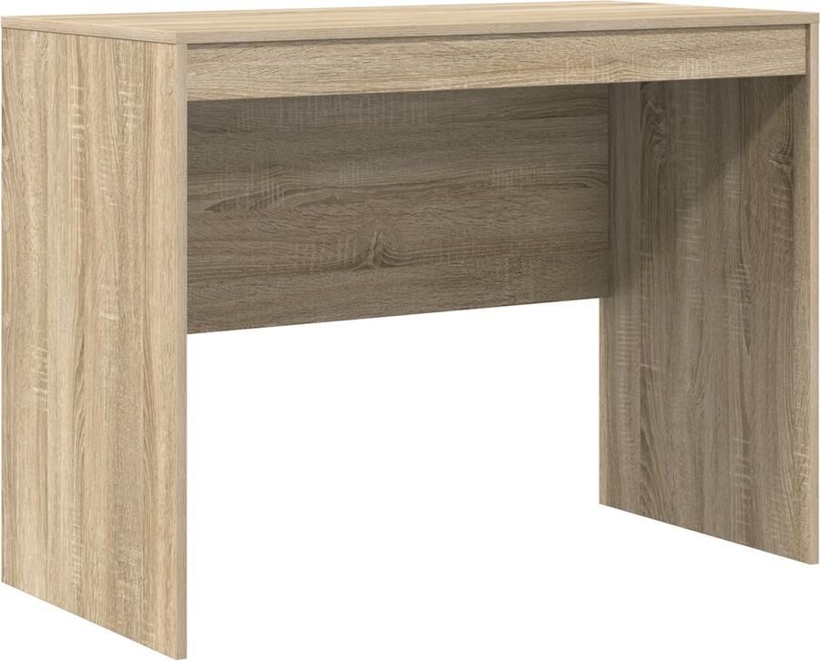 VidaXL Schrijfbureau Sonoma eiken MDF met Sonoma eikenfineer