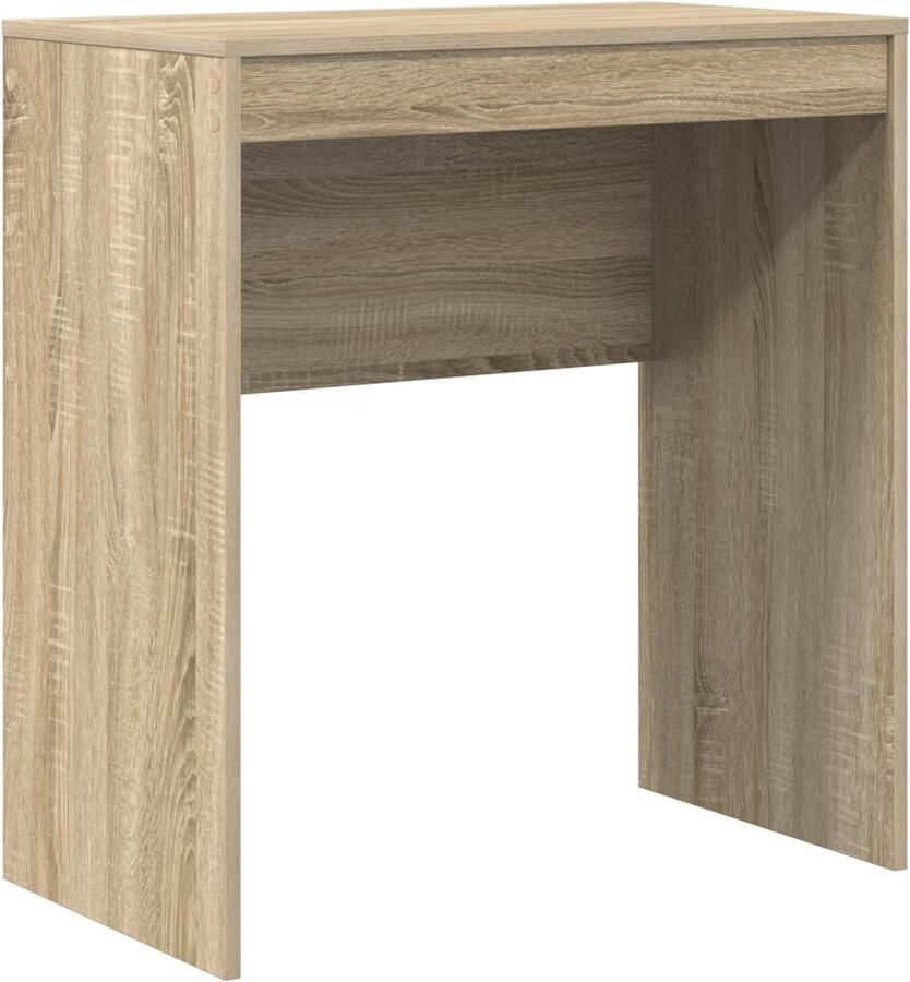 VidaXL Schrijfbureau Sonoma eiken Bewerkt hout 70 x 40 x 76 cm Robuust