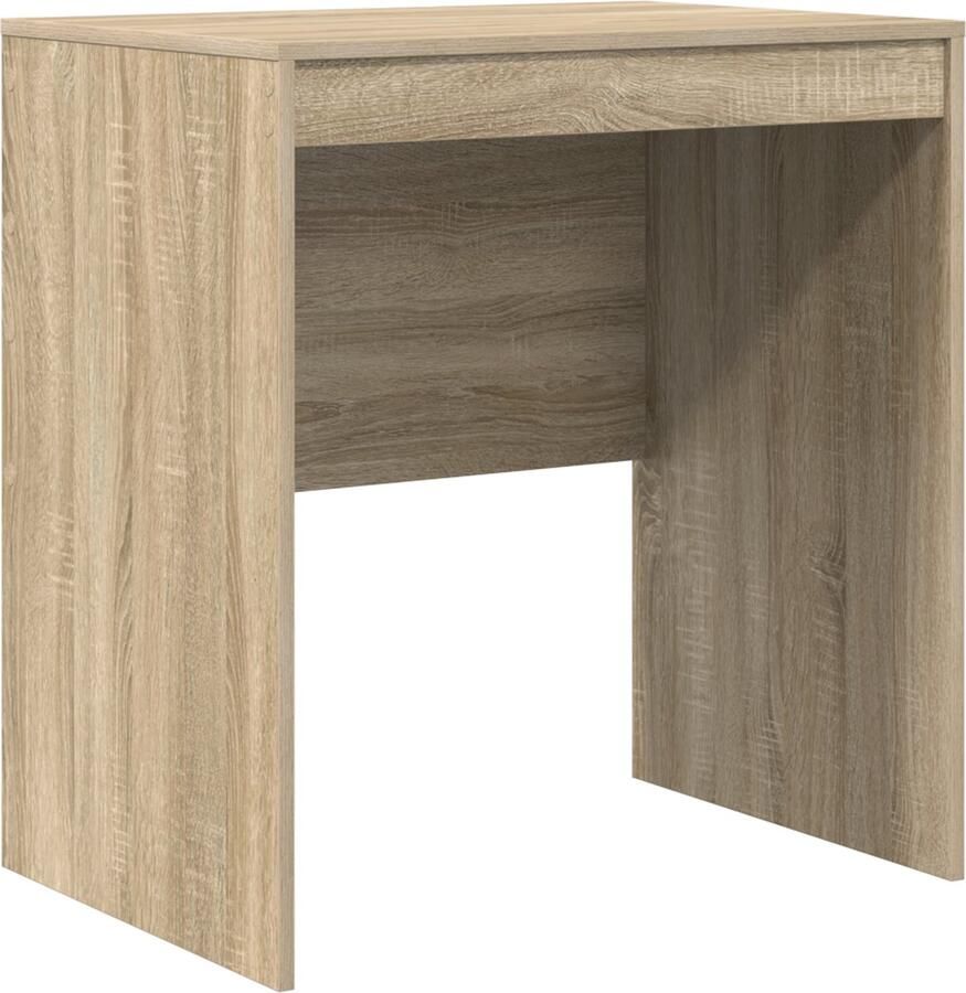 VidaXL Bureau Sonoma eiken 70 x 50 x 76 cm Bewerkt hout