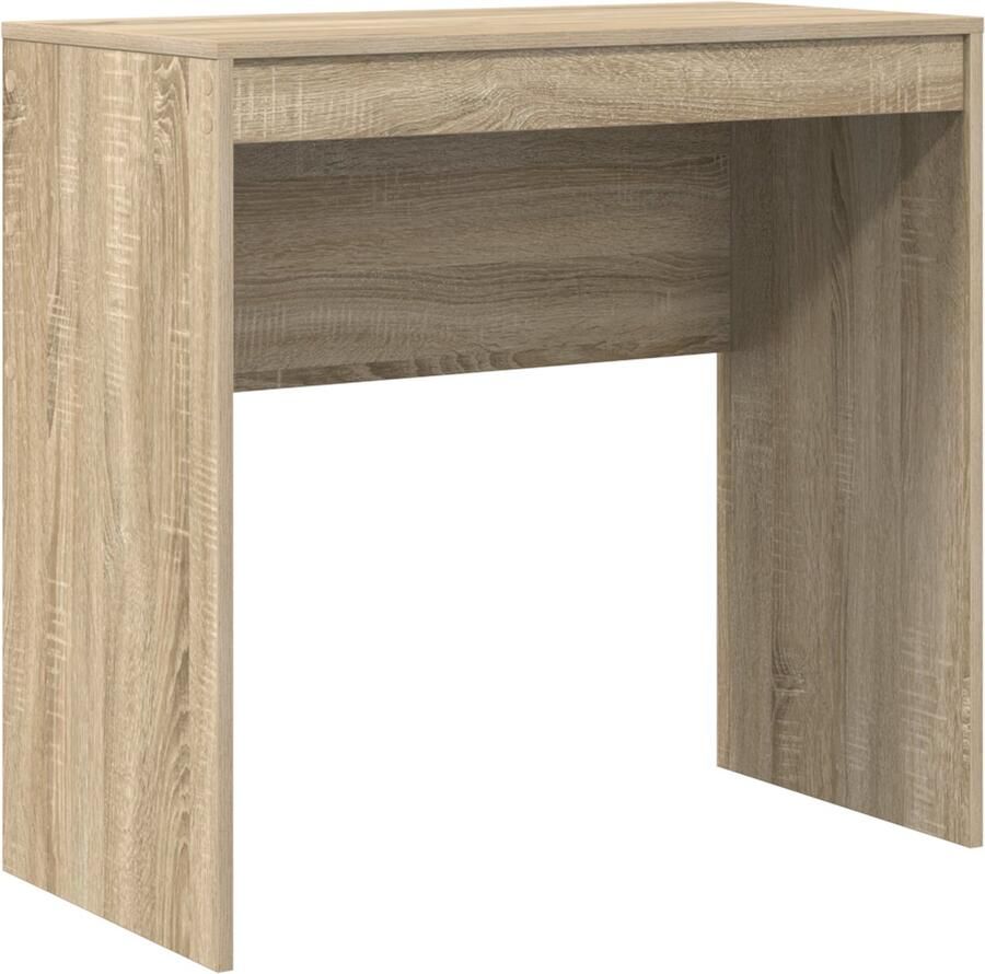 VidaXL Bureau Sonoma eiken 80 x 40 x 76 cm Bewerkt hout