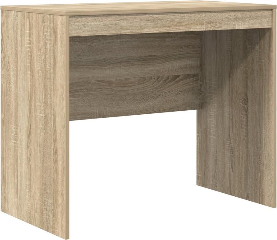 VidaXL Schrijf Bureau Sonoma eiken Spaanplaat 90 x 50 x 76 cm Eenvoudig