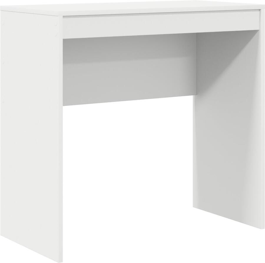 VidaXL Schrijfbureau Wit MDF 80 x 40 x 76 cm Eenvoudig Schrijfbureau