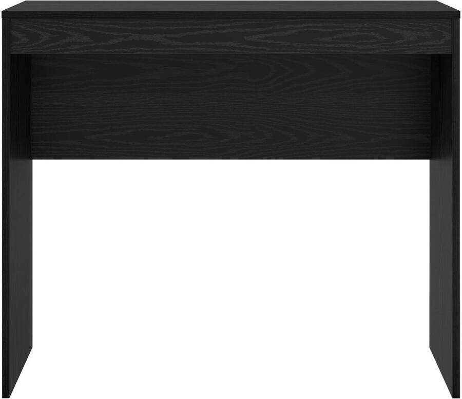 VidaXL Schrijfbureau Zwart eiken Bewerkt hout 90 x 40 x 76 cm