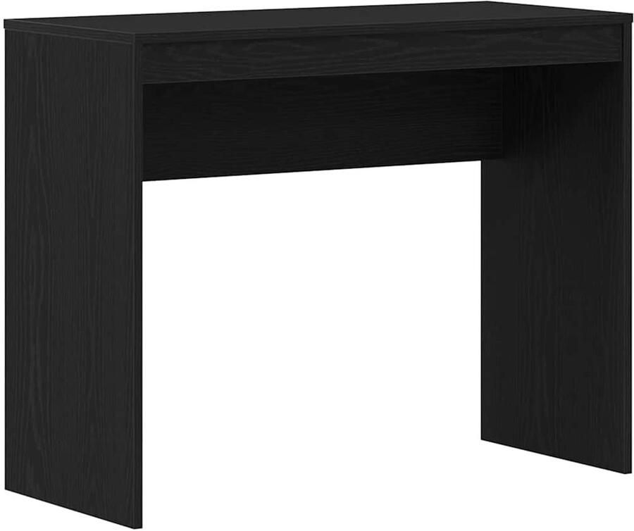 VidaXL Bureau 90x40x72 cm spaanplaat zwart eikenkleurig