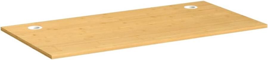 VidaXL Bureaublad 100x50x1 5 cm Bamboe Bamboetafelblad Houten Tafelblad Laptoptafel Home Office Studietafel
