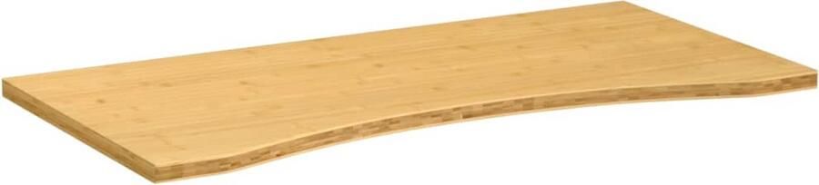 VidaXL Bureaublad 100x50x2 5 cm Bamboe Bamboebureaublad Bureautafelblad Houten Bureau Laptopstandaard Home Office