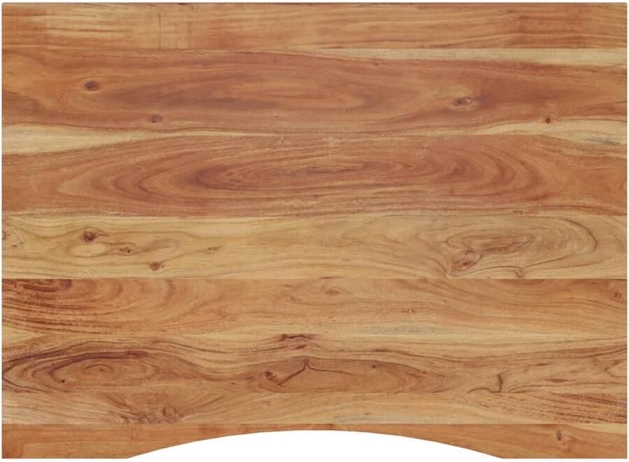 VidaXL Bureaublad 100x80 cm Massief Acaciahout Houten Bureau Blad Bureau Accessoires Acacia Hout Massief Hout Design Bureau