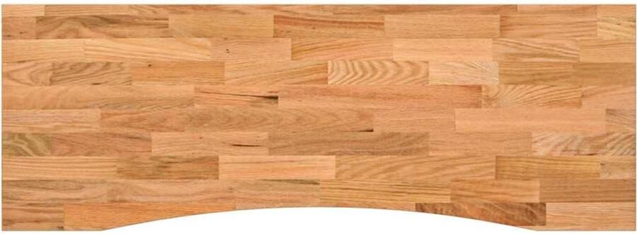 VidaXL Bureaublad 140x60 cm Eikenhout Lichtbruin Eikenhouten Bureau Bureaublad Bureautafel Werkblad Kantoorbureau