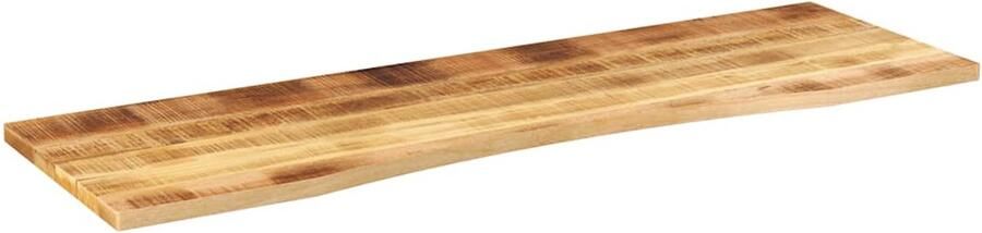 VidaXL Bureaublad 160x50 cm Massief Mangohout Houten Bureau Blad Mango Hout Bureautafel Werkblad Landelijke Stijl