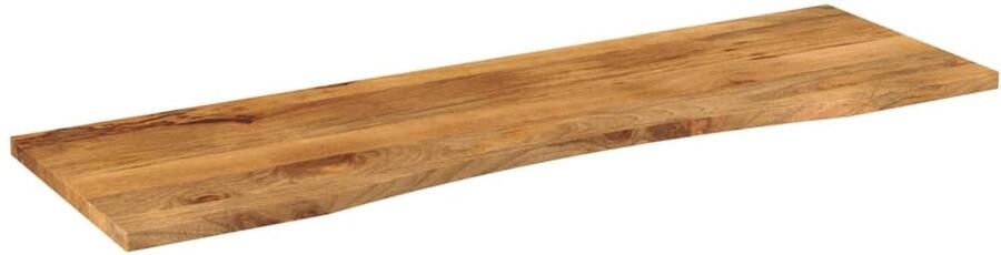 VidaXL Bureaublad 160x50 cm Massief Mangohout Houten Bureau Mangohout Bureau Bureaublad Kantoor Accessoires Werkblad