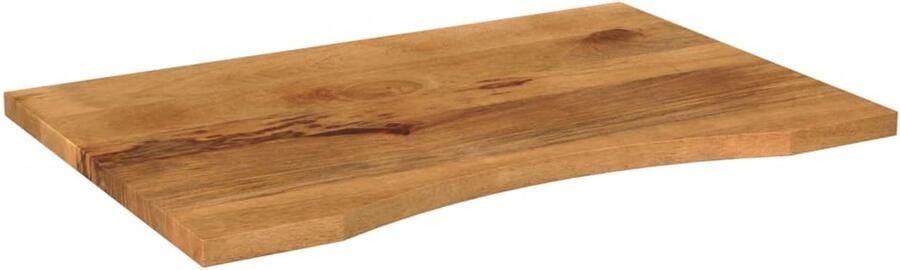 VidaXL Bureaublad 80x50x2 5 cm Massief Mangohout Houten Bureau Blad Mangohout Bureau Landelijke Keuken Industriële Woonkamer Vintage Interieur