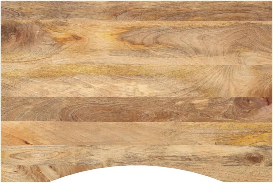 VidaXL Bureaublad 90x50x2 5 cm Massief Mangohout Houten Bureau Blad Mango Hout Landelijke Stijl Bureau Accessoires Werkplek