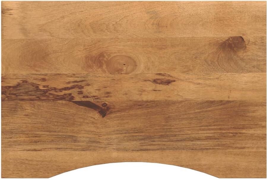 VidaXL Bureaublad 90x60 cm Massief Mangohout Houten Bureau Blad Mango Hout Landelijke Stijl Rustic Interieur Bureautafel