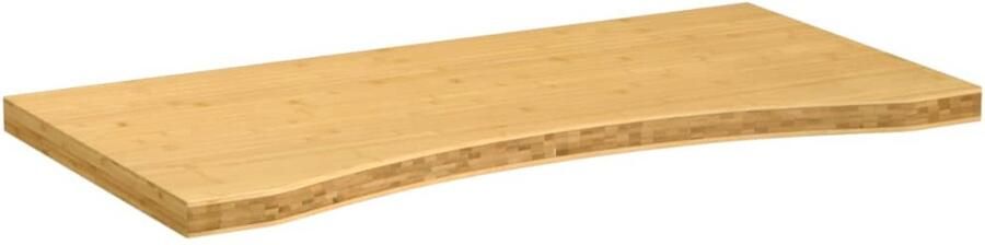 VidaXL Bureaublad Bamboe 80x40 cm Duurzaam & Stijlvol Bamboebureaublad Bureau Blad Houten Bureau Home Office Laptopstandaard