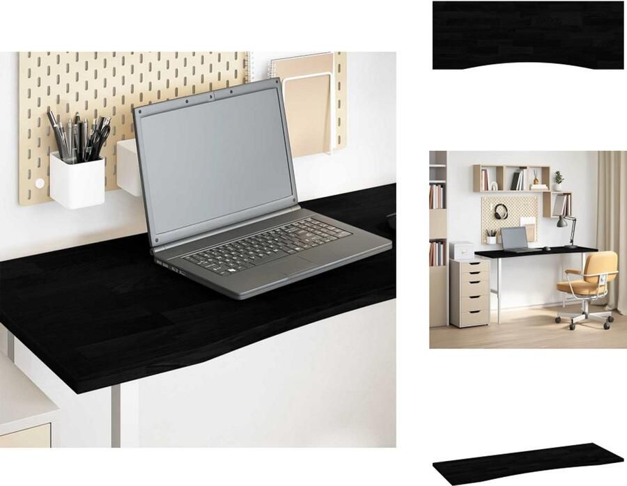 VidaXL Bureaublad Bureaubladen Vervangend Tafelblad Meubelpaneel Bureaublad rechthoekig 140x50x2 5 cm eikenhout donkerbruin