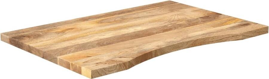 VidaXL Bureaublad Mangohout 100x50 cm Houten Bureau Blad Mango Hout Bureautafel Eettafel Rustic Design