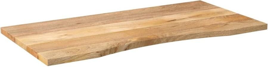 VidaXL Bureaublad Mangohout 110x50x2 5 cm Houten Bureau Blad Mangohout Bureau Bureautafel Kantoor Accessoires Werkblad