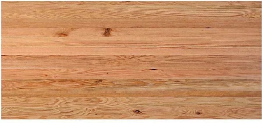 VidaXL Tafelblad rechthoekig 220x100x4 cm massief eikenhout lichtbruin