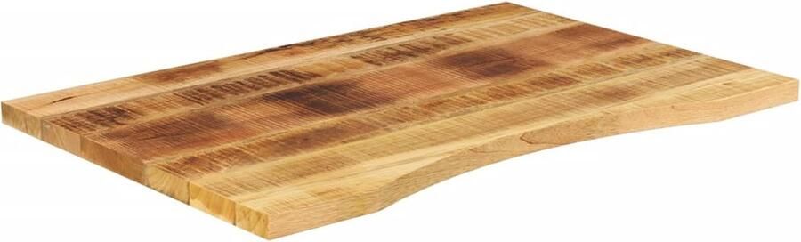 VidaXL Bureaublad Massief Mangohout 100x60 cm Houten Bureau Blad Mangohout Bureau Landelijke Keuken Rustic Design Vintage Tafel