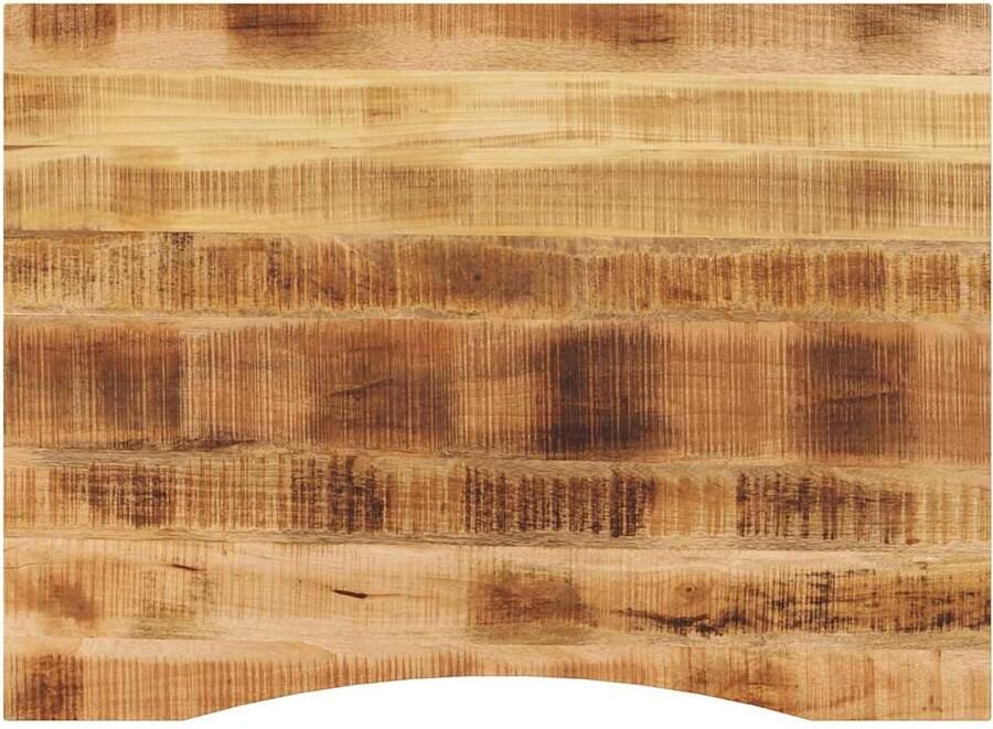 VidaXL Bureaublad Massief Mangohout 100x80 cm Houten Bureau Blad Mangohout Bureau Accessoires Kantoor Benodigdheden Werkblad