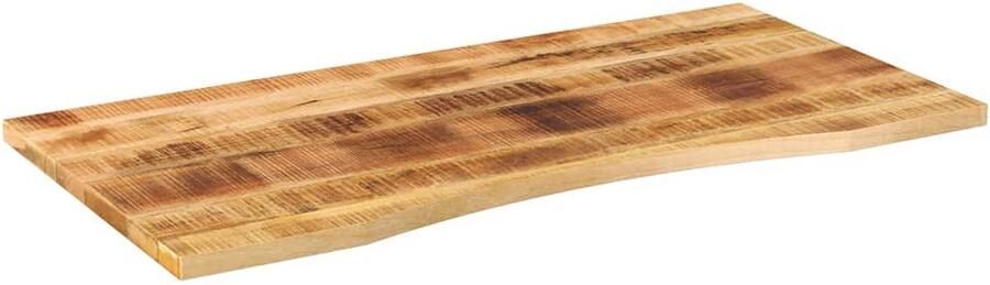 VidaXL Bureaublad Massief Mangohout 110x50 cm Houten Bureau Blad Mangohout Bureau Bureautafel Laptop Tafel Werkblad