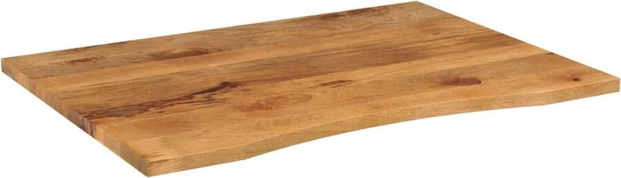 VidaXL Bureaublad Massief Mangohout 110x80x2 5 cm Houten Bureau Blad Mango Hout Landelijke Stijl Werkblad Eettafel Blad