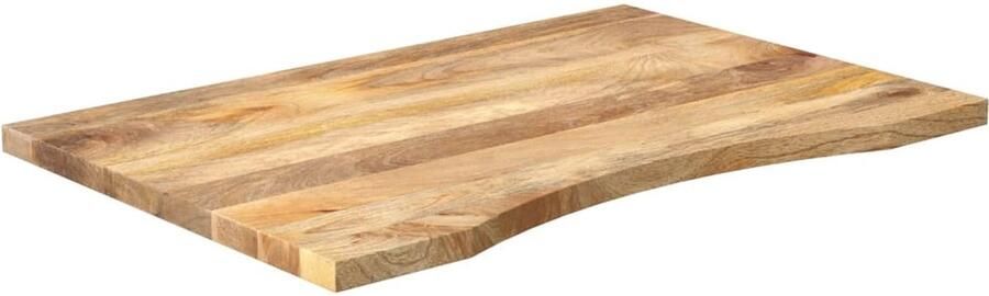 VidaXL Bureaublad Massief Mangohout 90x60 cm Houten Bureau Bureaublad Mangohout Rustic Interieur Landelijke Stijl