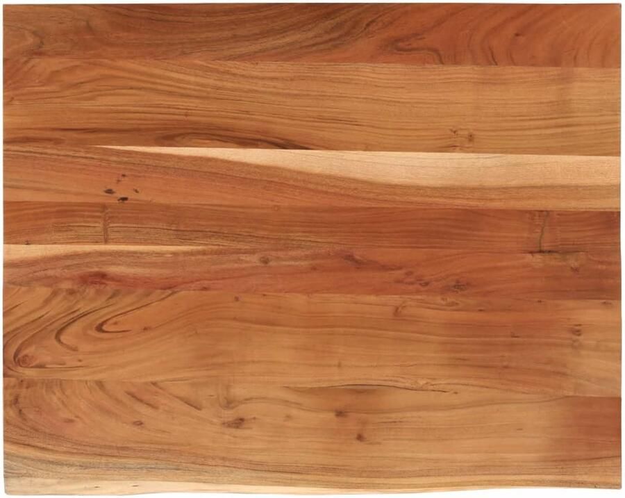 VidaXL Bureaublad rechthoek natuurlijke rand 100x80x3 8 cm acaciahout - Foto 2