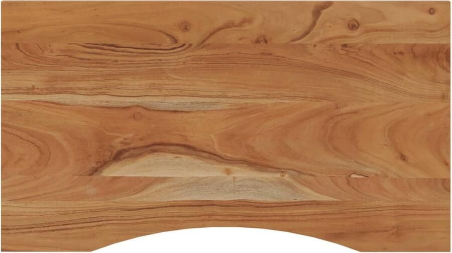 VidaXL Bureaublad rechthoekig 100x50x2 5 cm massief acaciahout - Foto 2