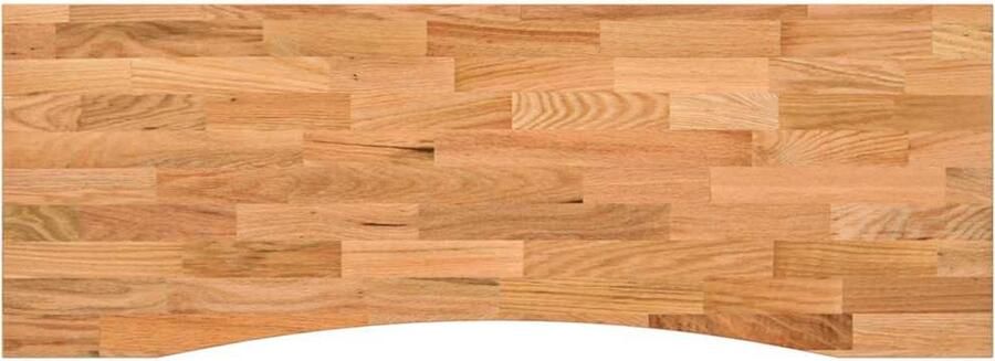 VidaXL Bureaublad 140x50x2 5 cm Eikenhout Lichtbruin Eikenhouten Bureau Bureaublad Bureau Tafel Thuiswerkplek Ergonomisch Bureau