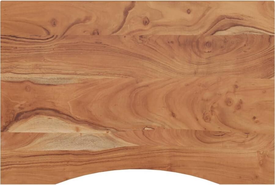 VidaXL Bureaublad Rechthoekig 80x60 cm Acaciahout Houten Bureau Blad Bureautafel Acaciahout Bureau Ergonomische Bureau Compact Bureau