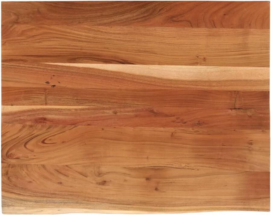 VidaXL Bureaublad rechthoekig natuurlijke rand 90x80x2 5 cm acaciahout - Foto 3