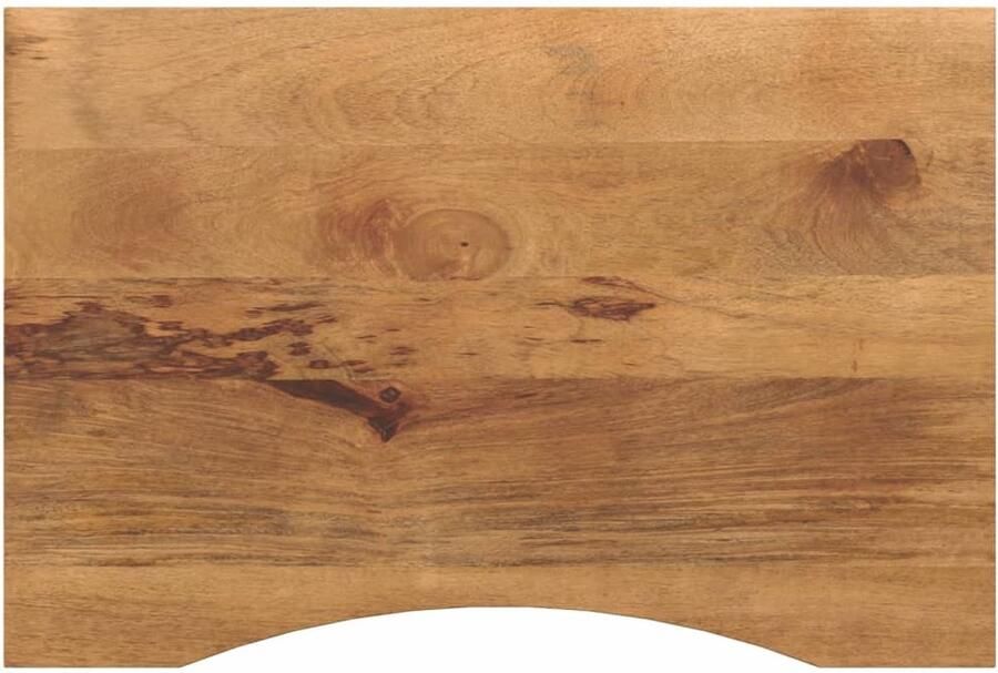 VidaXL Bureaublad Ruw Mangohout 90x50 cm Houten Bureau Blad Mangohout Tafelblad Landelijke Stijl Tafel Vintage Bureau Rustiek Interieur