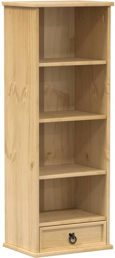 VidaXL -Cd-kast-Corona-40x30x110-cm-massief-grenenhout