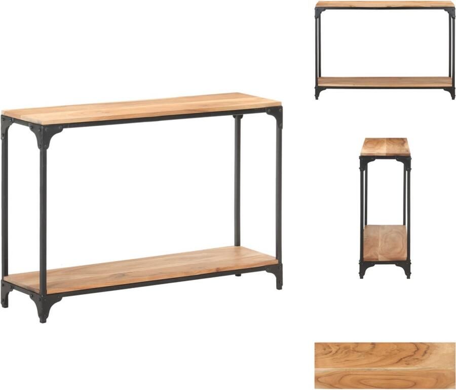 VidaXL Console Tafel Console Tafels Haltafel Haltafels Wandtafel 110x30x75 cm massief acaciahout